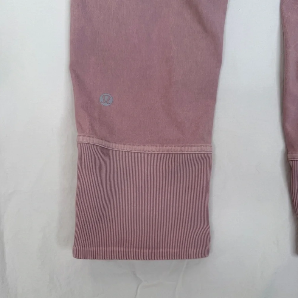 Lululemon Wunder Under Crop 23 Ribbed Washed Antoinette Size 8